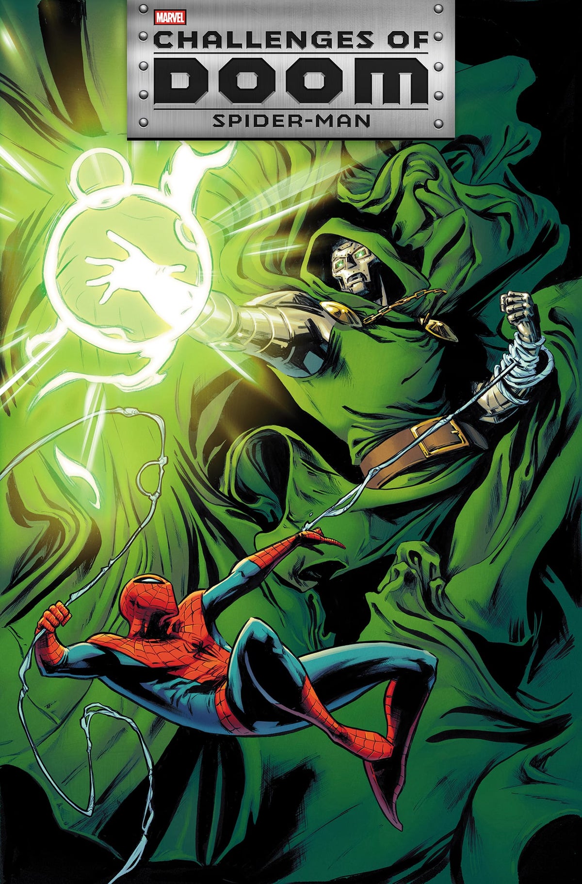 Marvel Comic Books CHALLENGES OF DOOM: SPIDER-MAN #1 CARMEN CARNERO VARIANT (Release Date: 09/09/2026) 75960621607900131 PRH-75960621607900131