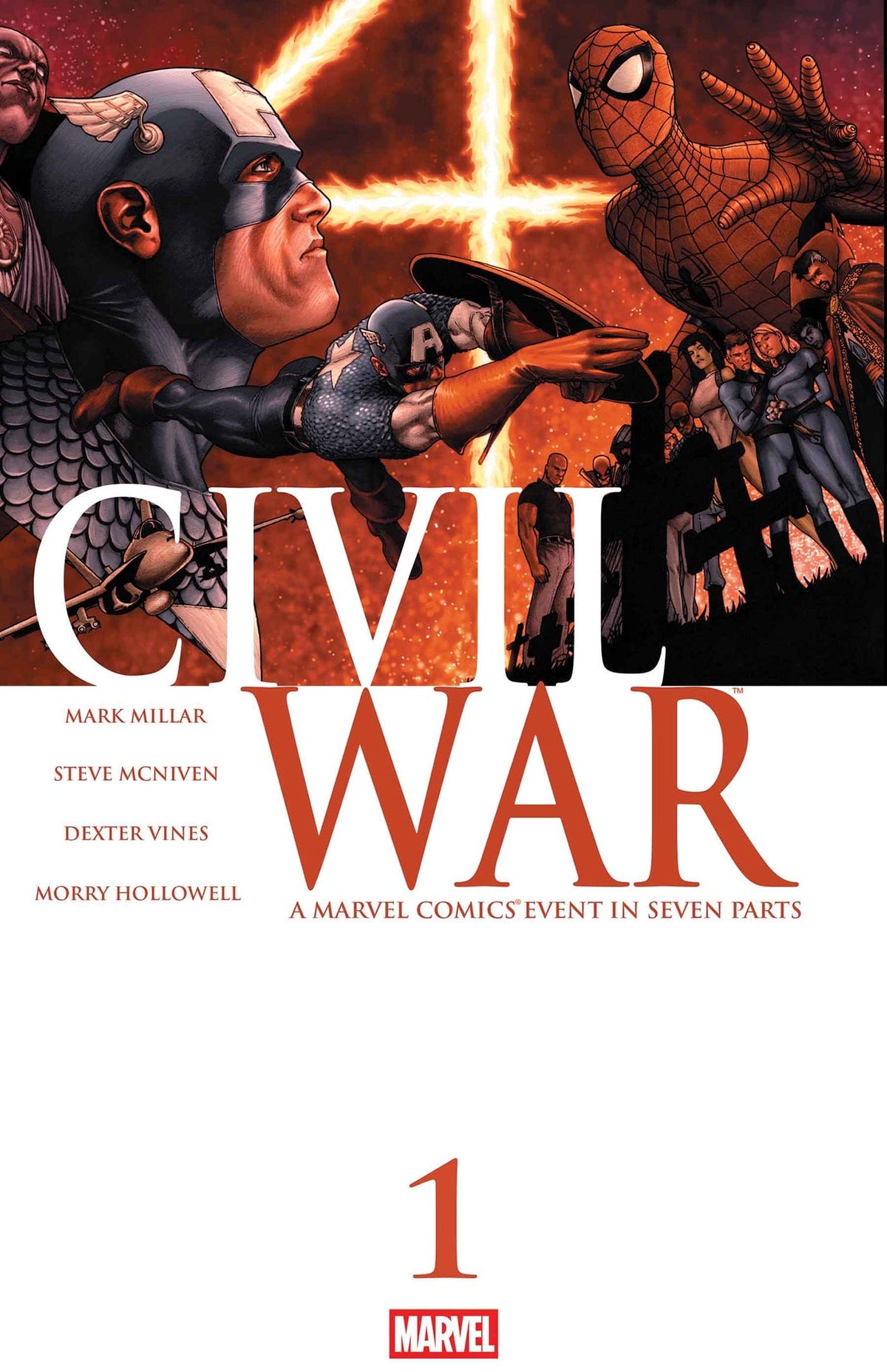 Marvel Comic Books CIVIL WAR #1 FACSIMILE EDITION FOIL VARIANT 75960621262000121 PRH-75960621262000121