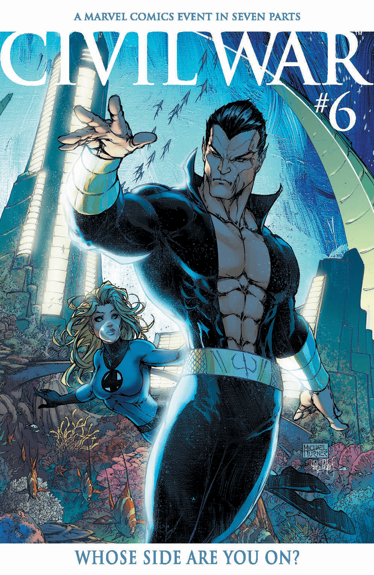 Marvel Comic Books CIVIL WAR #6 FACSIMILE EDITION MICHAEL TURNER FOIL VARIANT 75960621267500621 PRH-75960621267500621