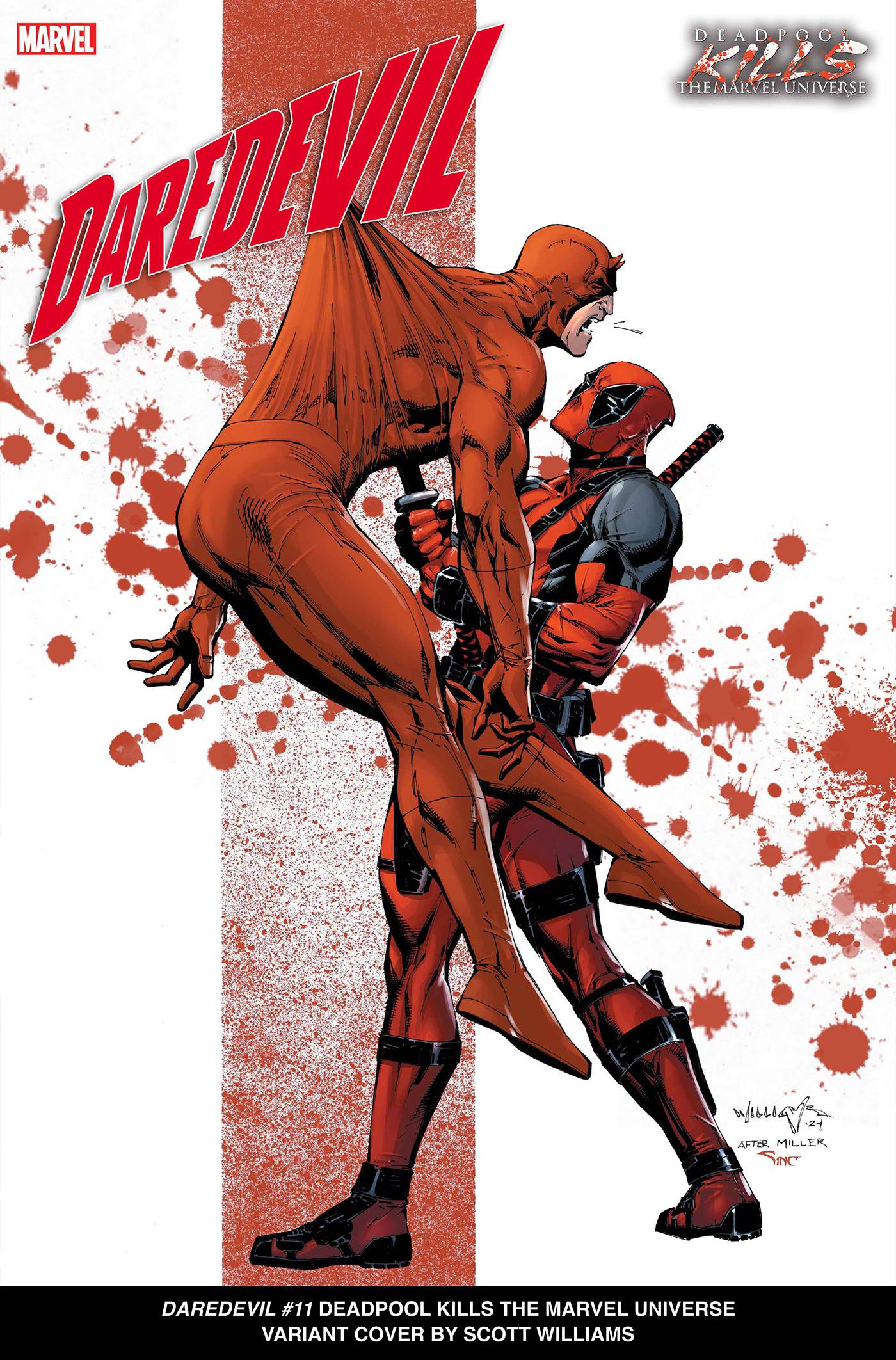 DAREDEVIL #11 SCOTT WILLIAMS DEADPOOL KILLS THE MARVEL UNIVERSE VARIANT