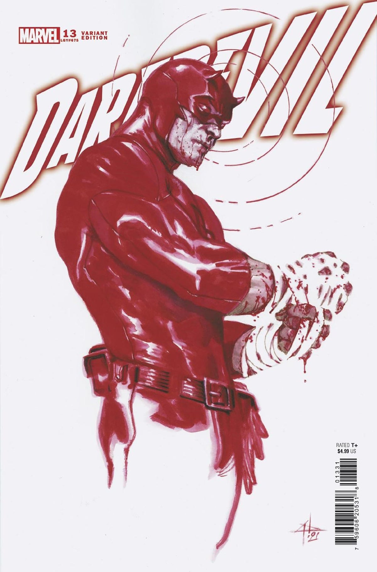 Marvel Comic Books DAREDEVIL #13 MARC ASPINALL VARIANT 75960620531801331 PRH-75960620531801331