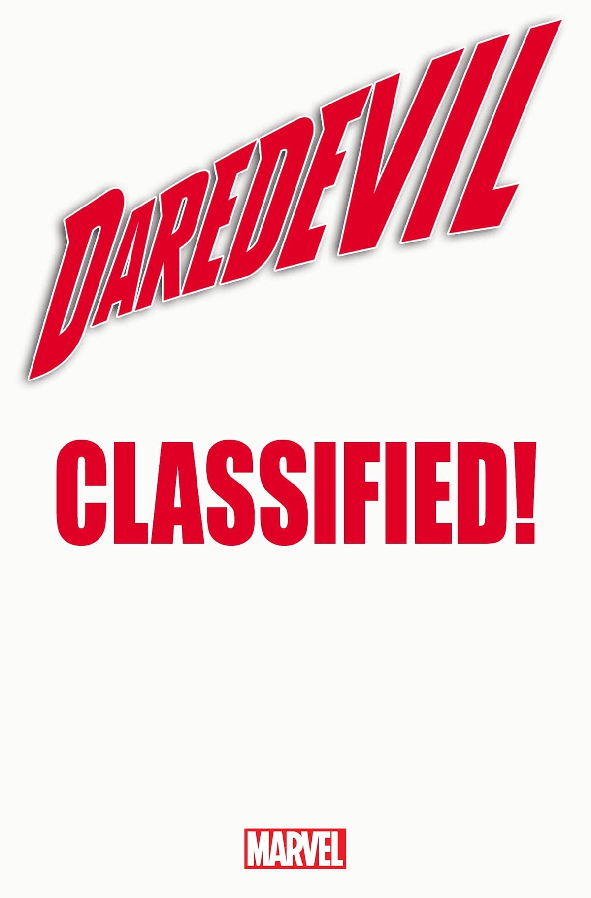 Marvel Comic Books DAREDEVIL #16 TBD ARTIST SPOILER VARIANT 75960620531801621 PRH-75960620531801621