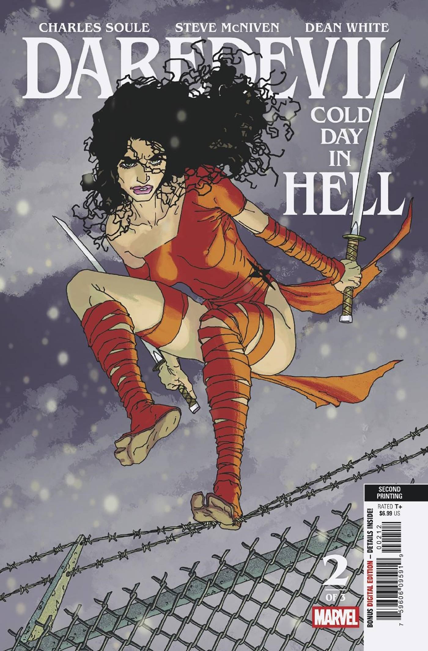 DAREDEVIL COLD DAY IN HELL #2 2ND PTG CVR A MCNIVEN