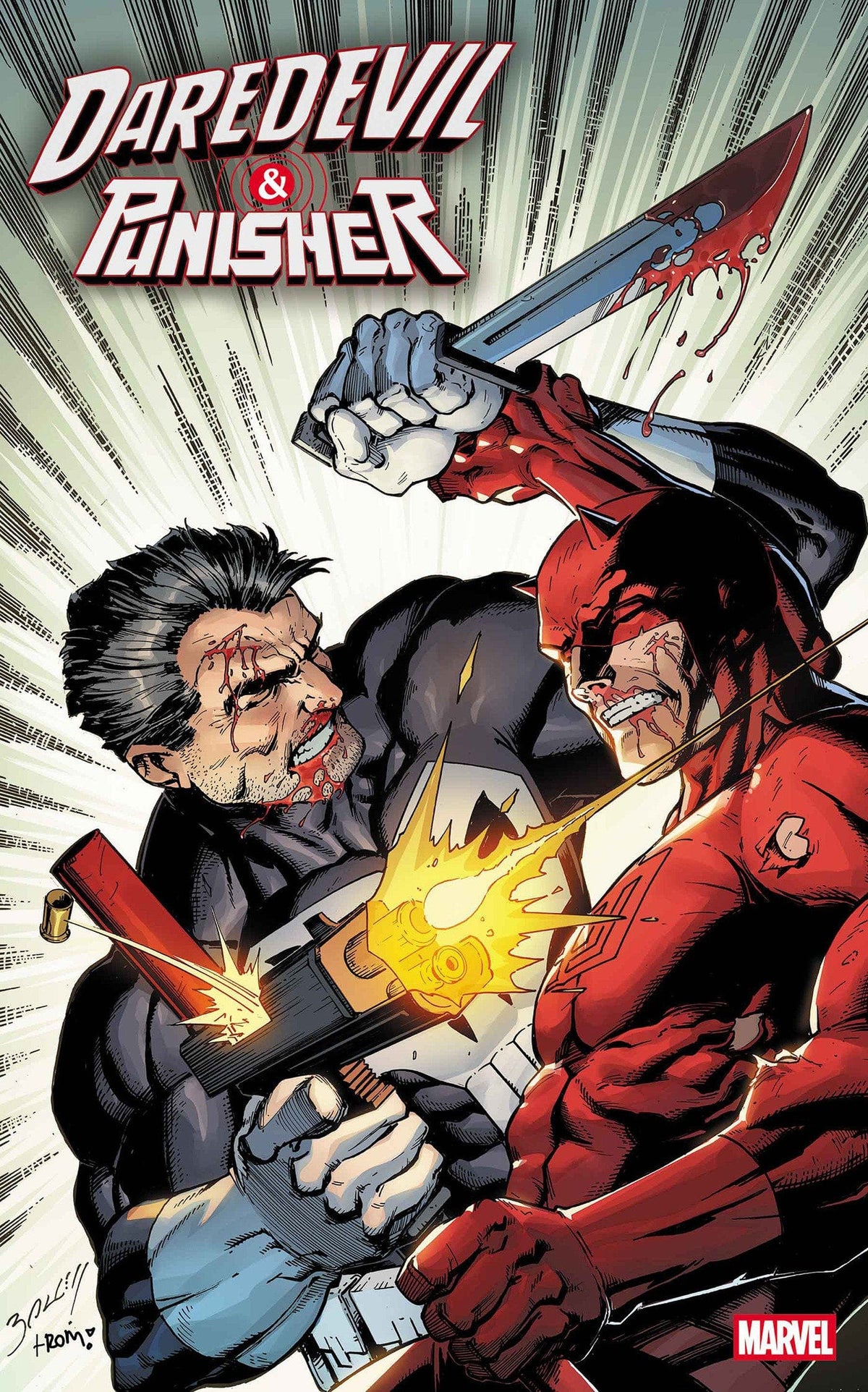 Marvel Comic Books DAREDEVIL/PUNISHER: THE DEVIL'S TRIGGER #2 MARK BAGLEY VARIANT 75960621442600241 PRH-75960621442600241