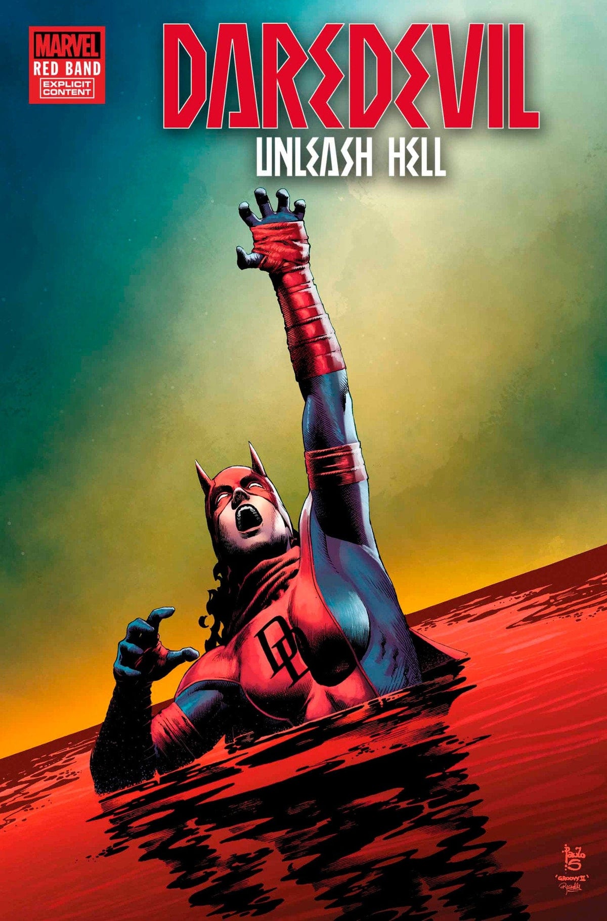 Marvel Comic Books DAREDEVIL: UNLEASH HELL - RED BAND #2 [POLYBAGGED] 75960621182100211 PRH-75960621182100211