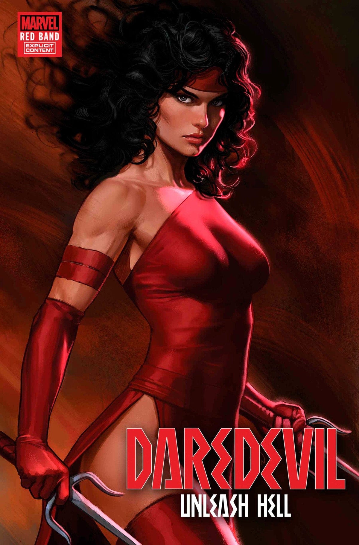 Marvel Comic Books DAREDEVIL: UNLEASH HELL - RED BAND #3 IVAN TALAVERA VARIANT [POLYBAGGED] 75960621182100321 PRH-75960621182100321