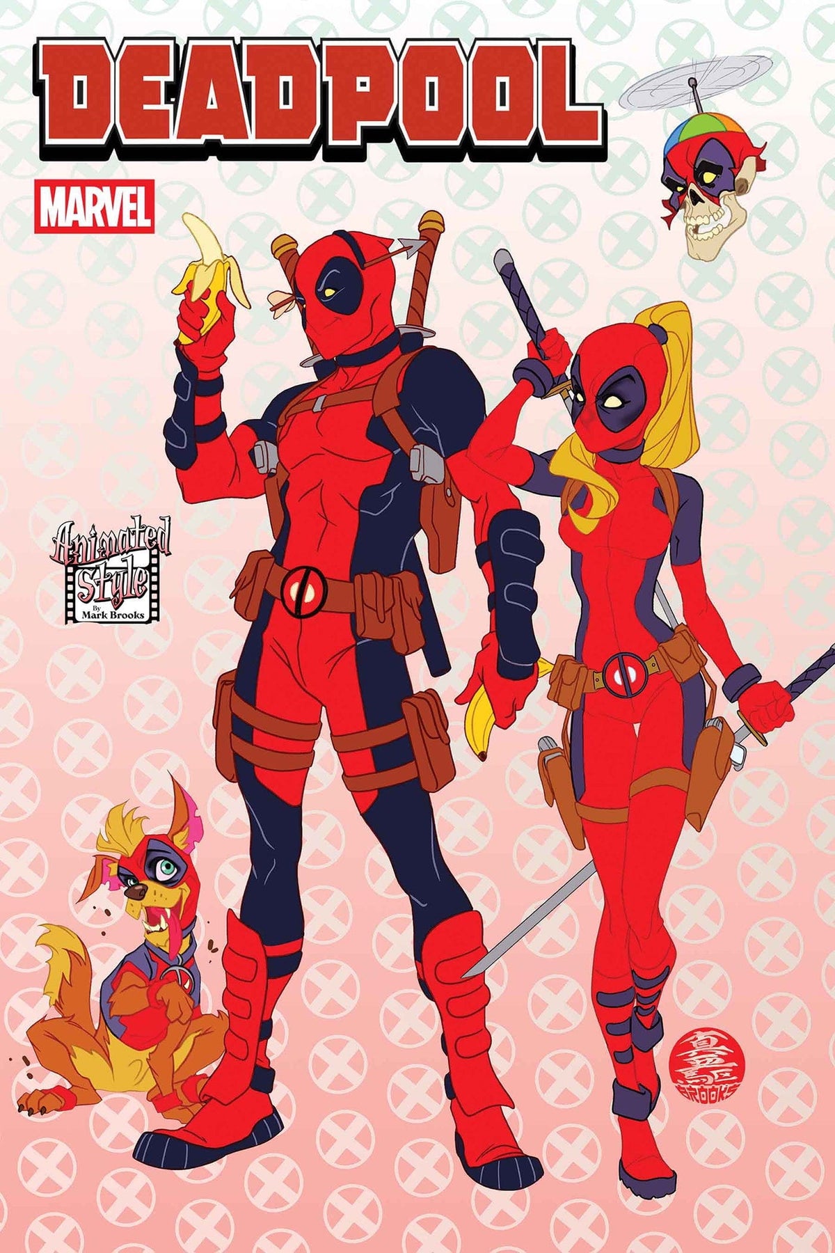 Marvel Comic Books DEADPOOL #11 MARK BROOKS ANIMATED-STYLE VARIANT [DVS] 75960620897501121 PRH-75960620897501121