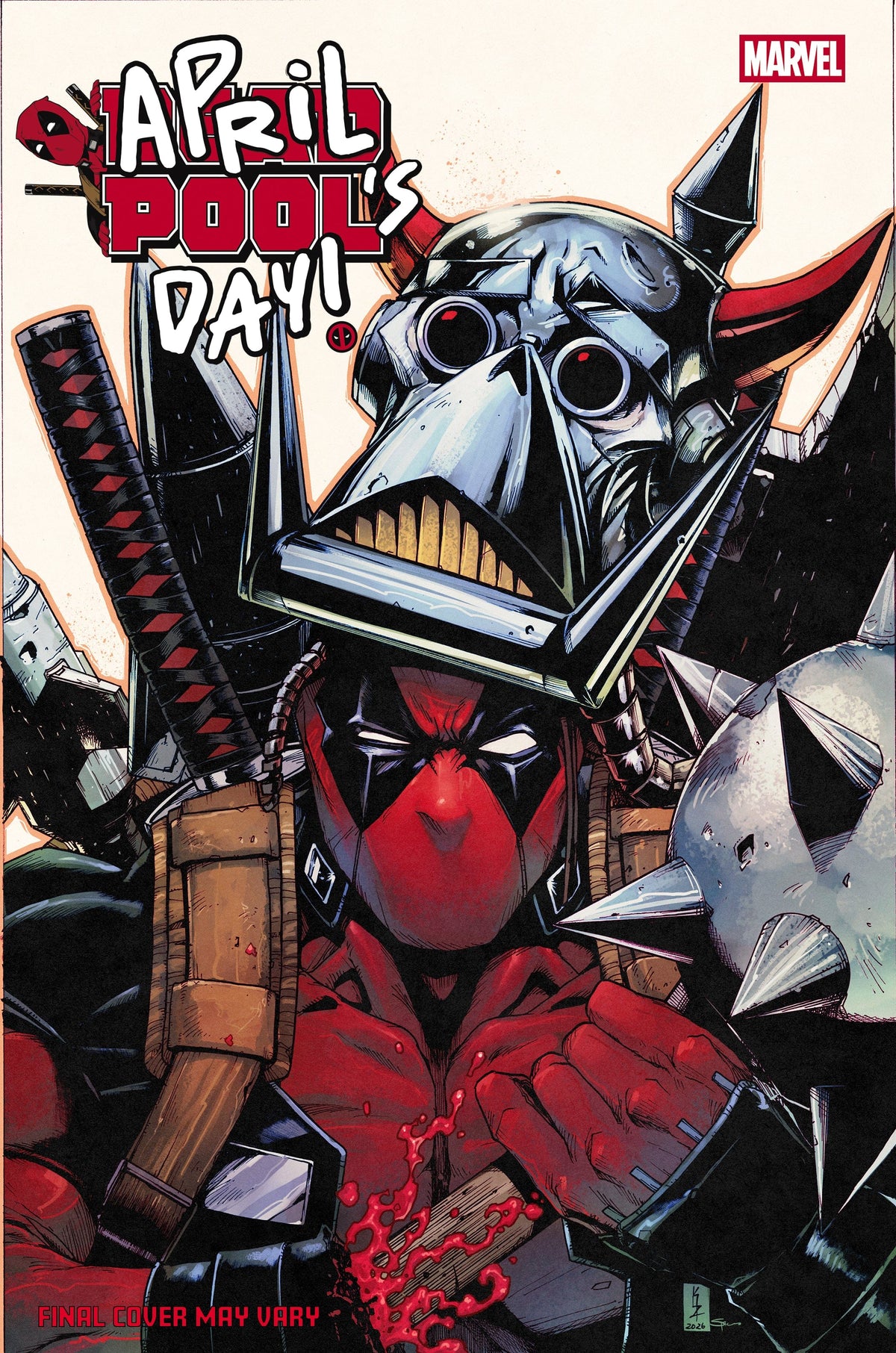 Marvel Comic Books DEADPOOL: APRIL POOL'S DAY #1 KEI ZAMA DEATH'S HEAD VARIANT 75960621555300141 PRH-75960621555300141
