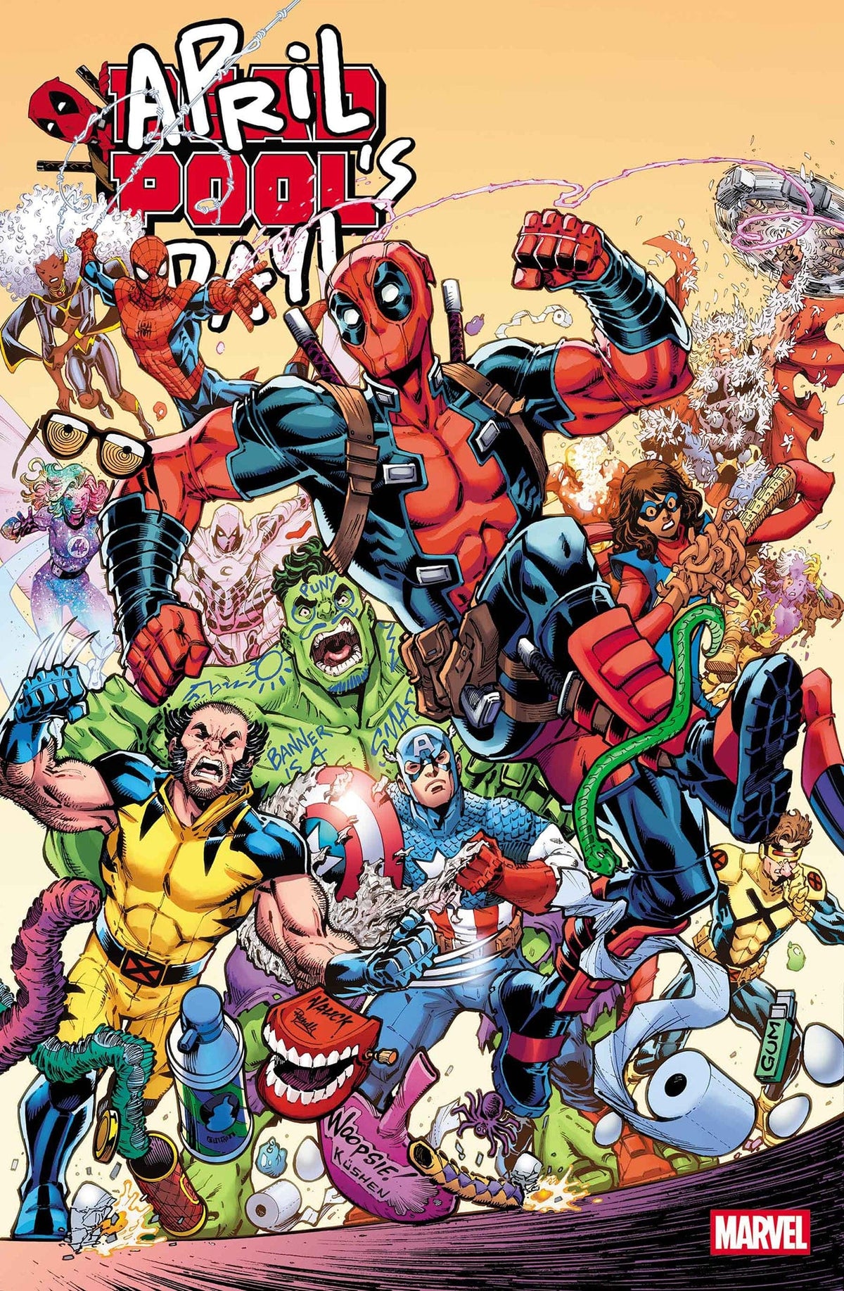 Marvel Comic Books DEADPOOL: APRIL POOL'S DAY #1 TODD NAUCK VARIANT 75960621555300121 PRH-75960621555300121