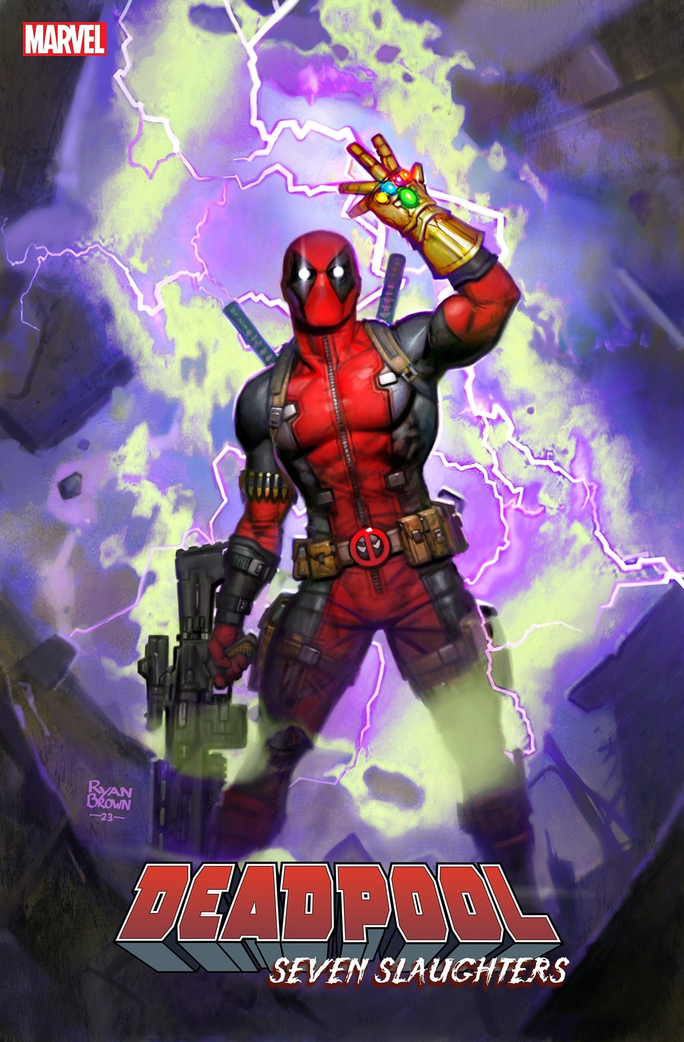 DEADPOOL SEVEN SLAUGHTERS #1 SECRET ARTIST VAR