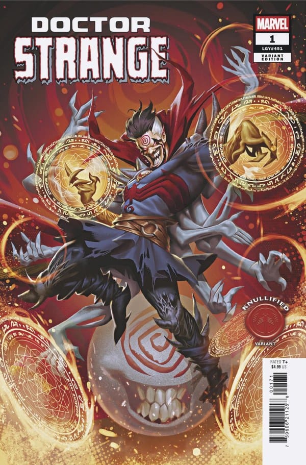 Marvel Comic Books DOCTOR STRANGE #1 MATEUS MANHANINI KNULLIFIED VARIANT 75960621125800171 PRH-75960621125800171