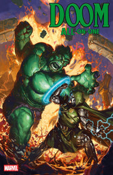 Marvel Comic Books DOOM ALL-ON-ONE #1  BEN HARVEY VARIANT (Release Date: 10/14/2026) 75960621472300161 PRH-75960621472300161