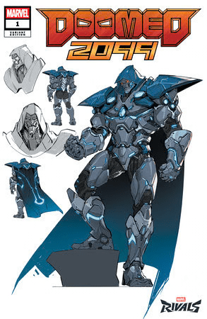 Marvel Comic Books DOOMED 2099 #1 NETEASE GAMES MARVEL RIVALS VARIANT 75960621329000131 PRH-75960621329000131