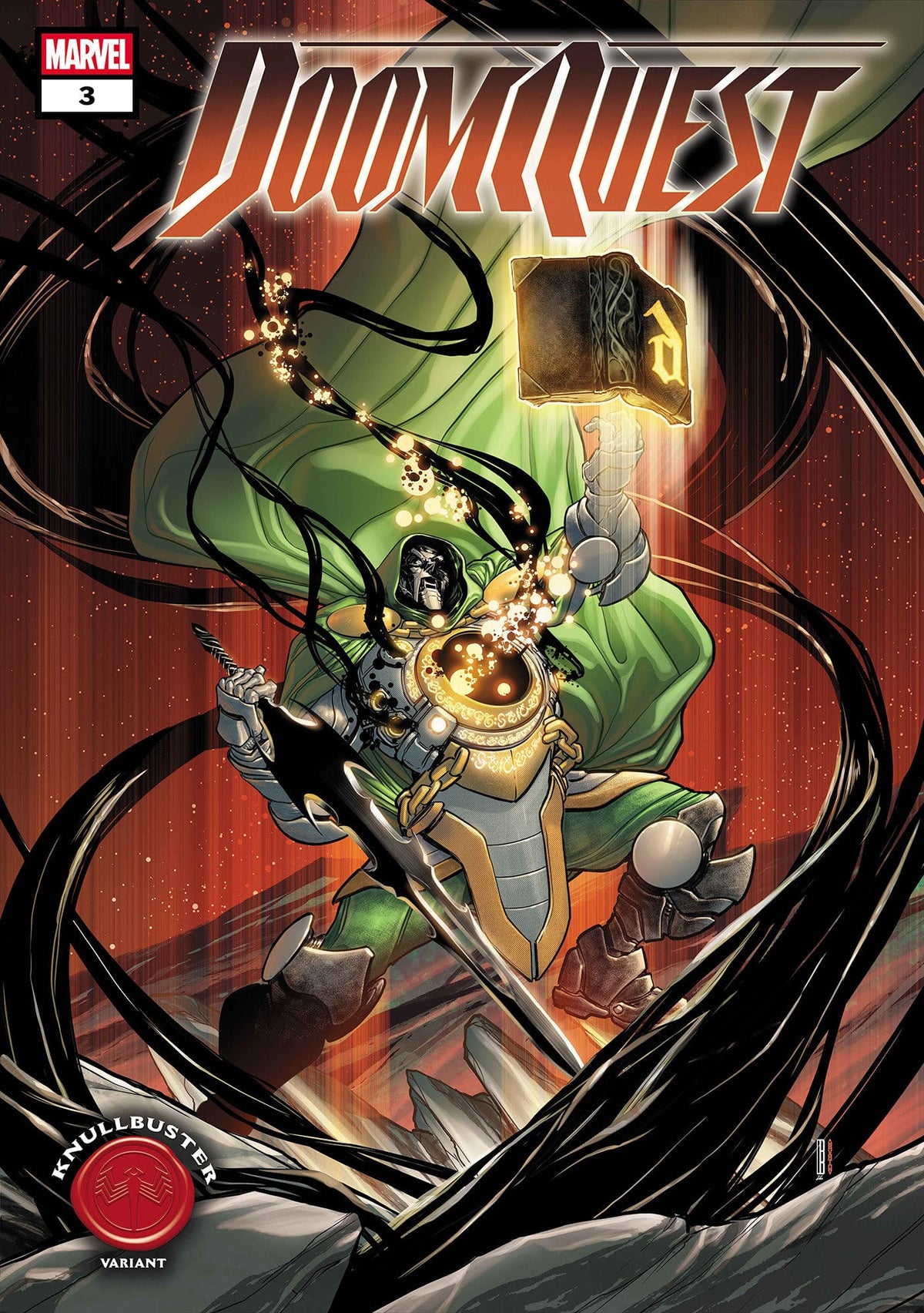 Marvel Comic Books DOOMQUEST #3 DAVID BALDEON KNULLBUSTER VARIANT 75960621590400331 PRH-75960621590400331