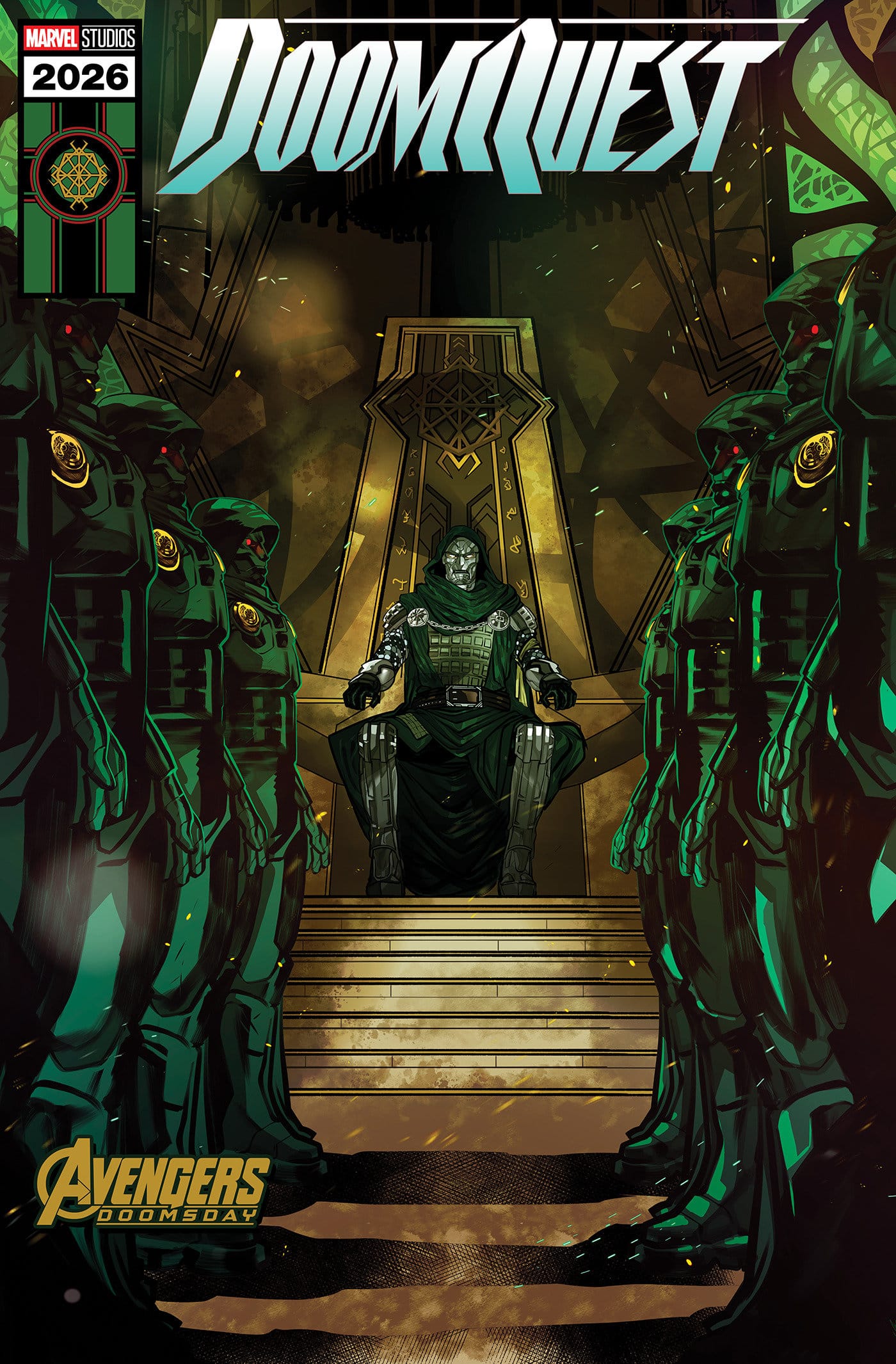 DOOMQUEST #6 COVER D GUILHERME BALBI MARVEL STUDIOS DOOMSDAY VARIANT (Release Date: 12/02/2026)