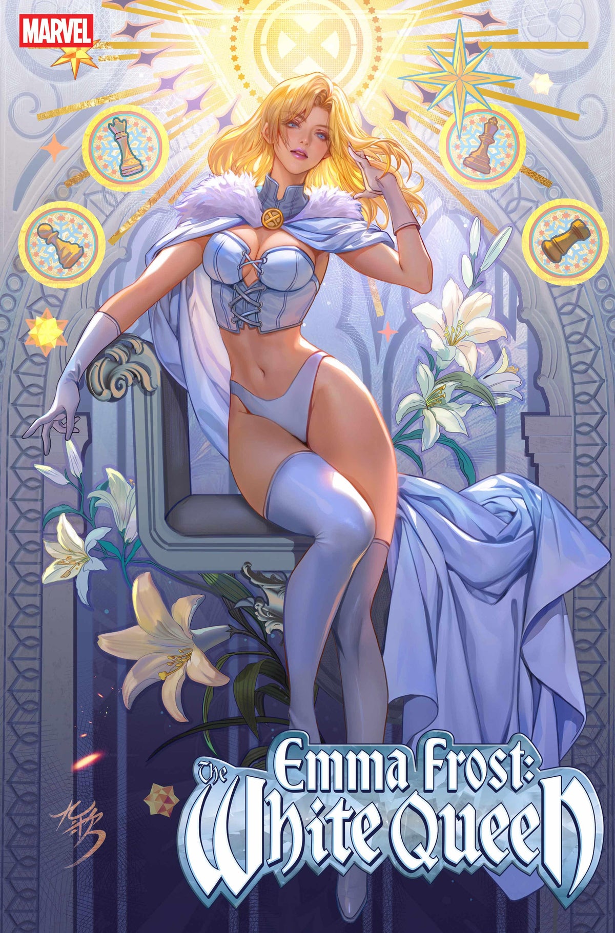 Marvel Comic Books EMMA FROST: THE WHITE QUEEN #3 FANYANG EMMA FROST VARIANT 75960621292700321 PRH-75960621292700321