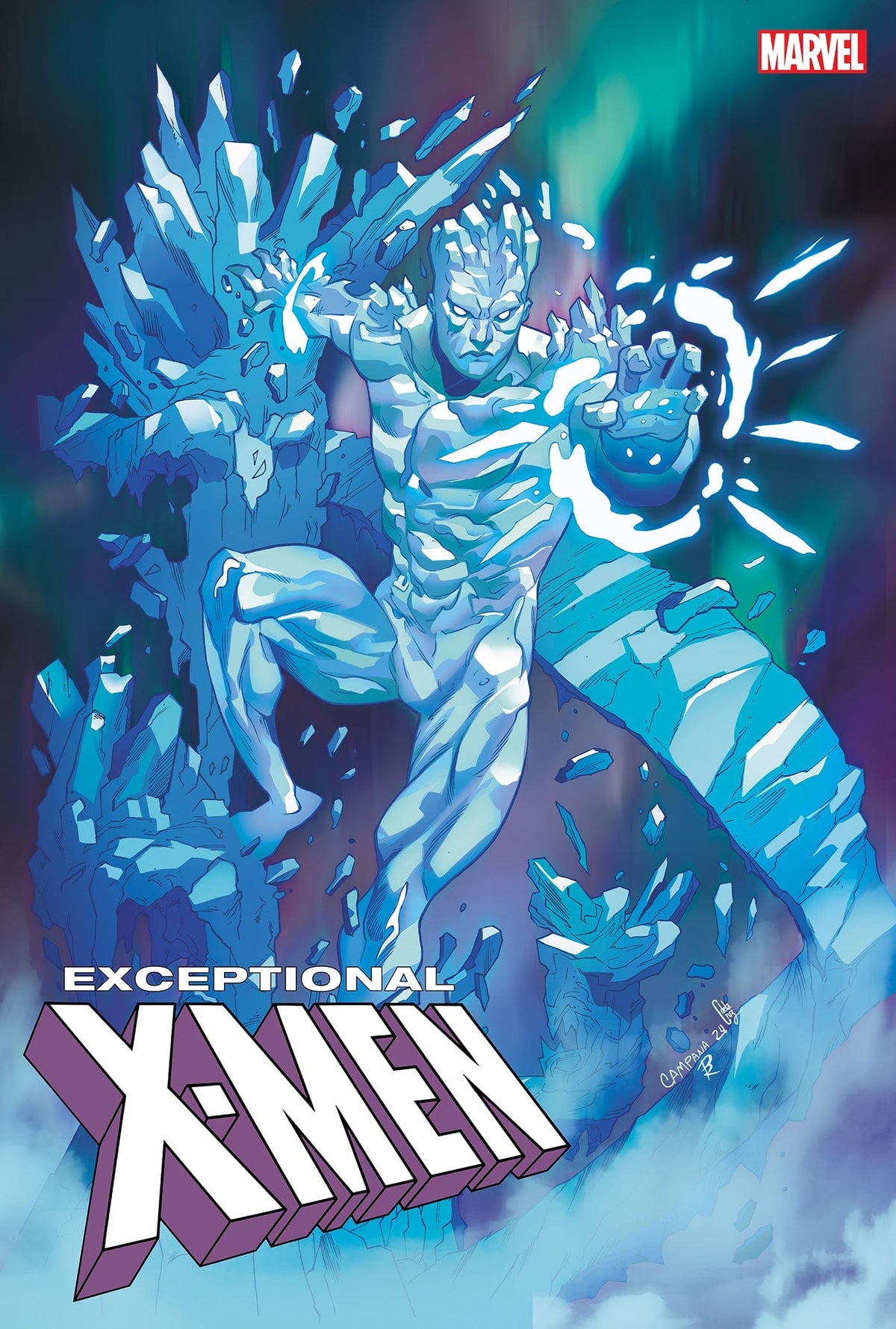 Marvel Comic Books EXCEPTIONAL X-MEN #4 CHRIS CAMPANA ICEMAN VARIANT 75960620921700431 PRH-75960620921700431