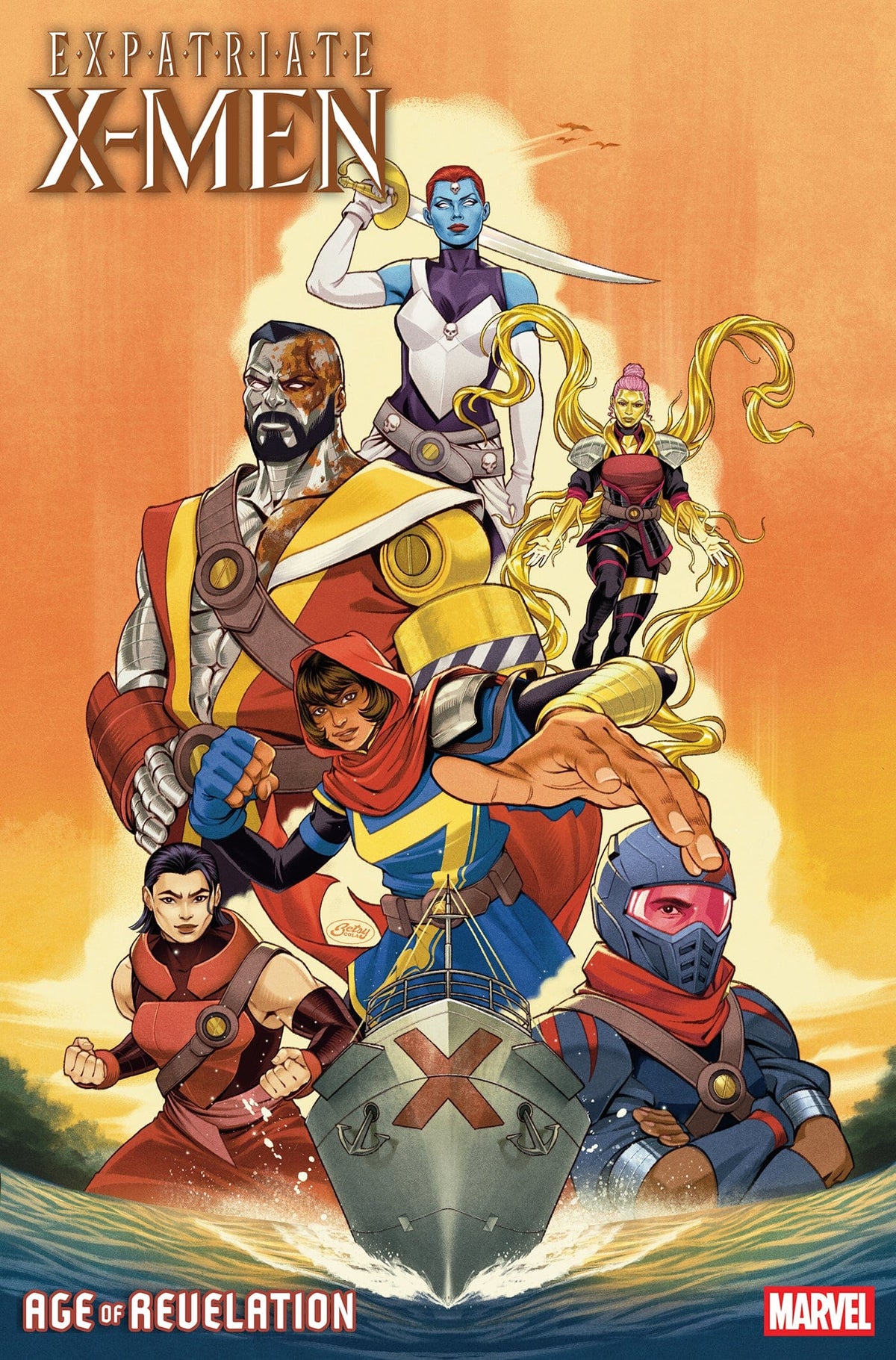 Marvel Comic Books EXPATRIATE X-MEN #2 BETSY COLA VARIANT [AOR] 75960621368900221 PRH-75960621368900221