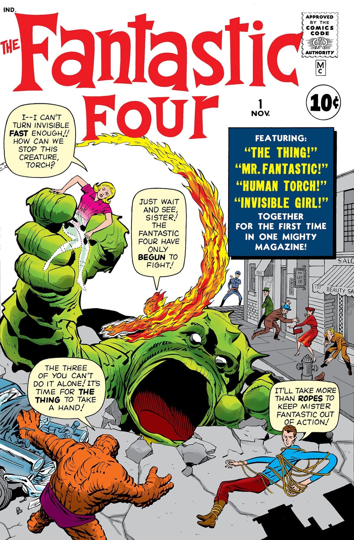 Marvel Comic Books FANTASTIC FOUR #1 FACSIMILE EDITION [NEW PRINTING] 75960621066400111 PRH-75960621066400111