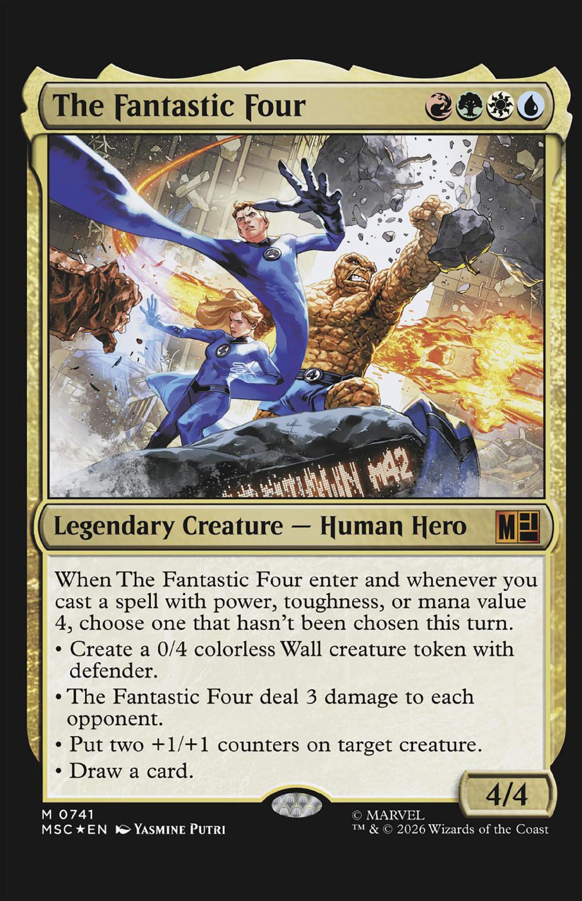 Marvel Comic Books FANTASTIC FOUR #12 TBD ARTIST MAGIC: THE GATHERING VARIANT 75960621122701231 PRH-75960621122701231
