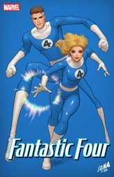 Marvel Comic Books FANTASTIC FOUR #14 DAVID NAKAYAMA COLOR BLOCK BLUE VARIANT 75960621122701421 PRH-75960621122701421