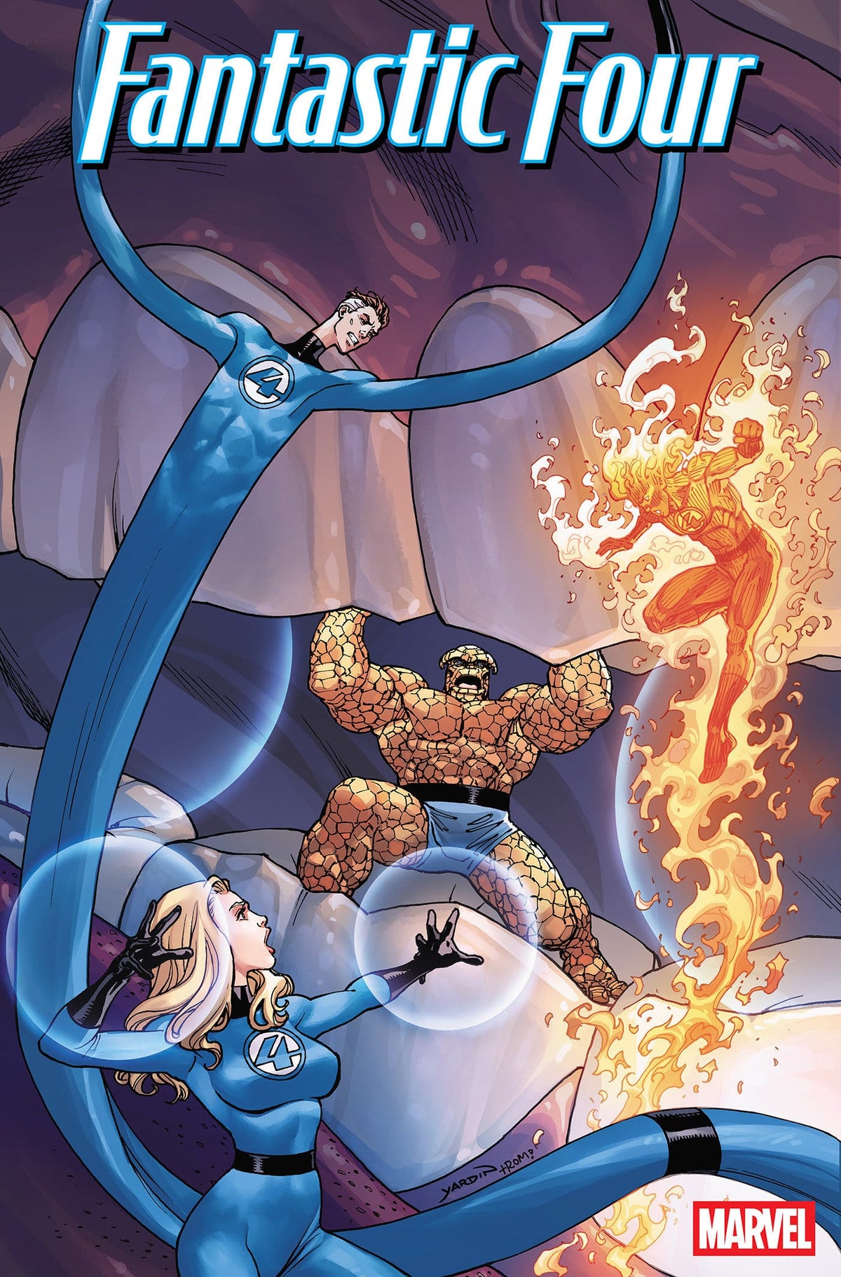 Marvel Comic Books FANTASTIC FOUR #18 DAVID YARDIN VARIANT [DNX] (Release Date: 10/28/2026) 75960621122701831 PRH-75960621122701831