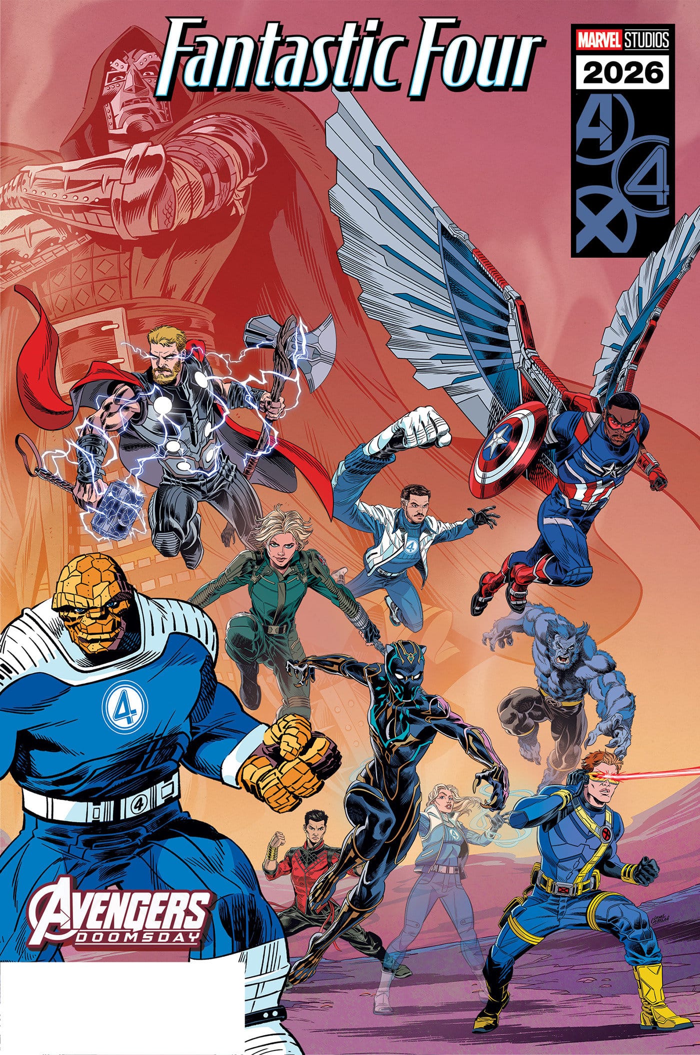 FANTASTIC FOUR #19 LEONEL CASTELLANI MARVEL STUDIOS DOOMSDAY VARIANT (Release Date: 11/18/2026)
