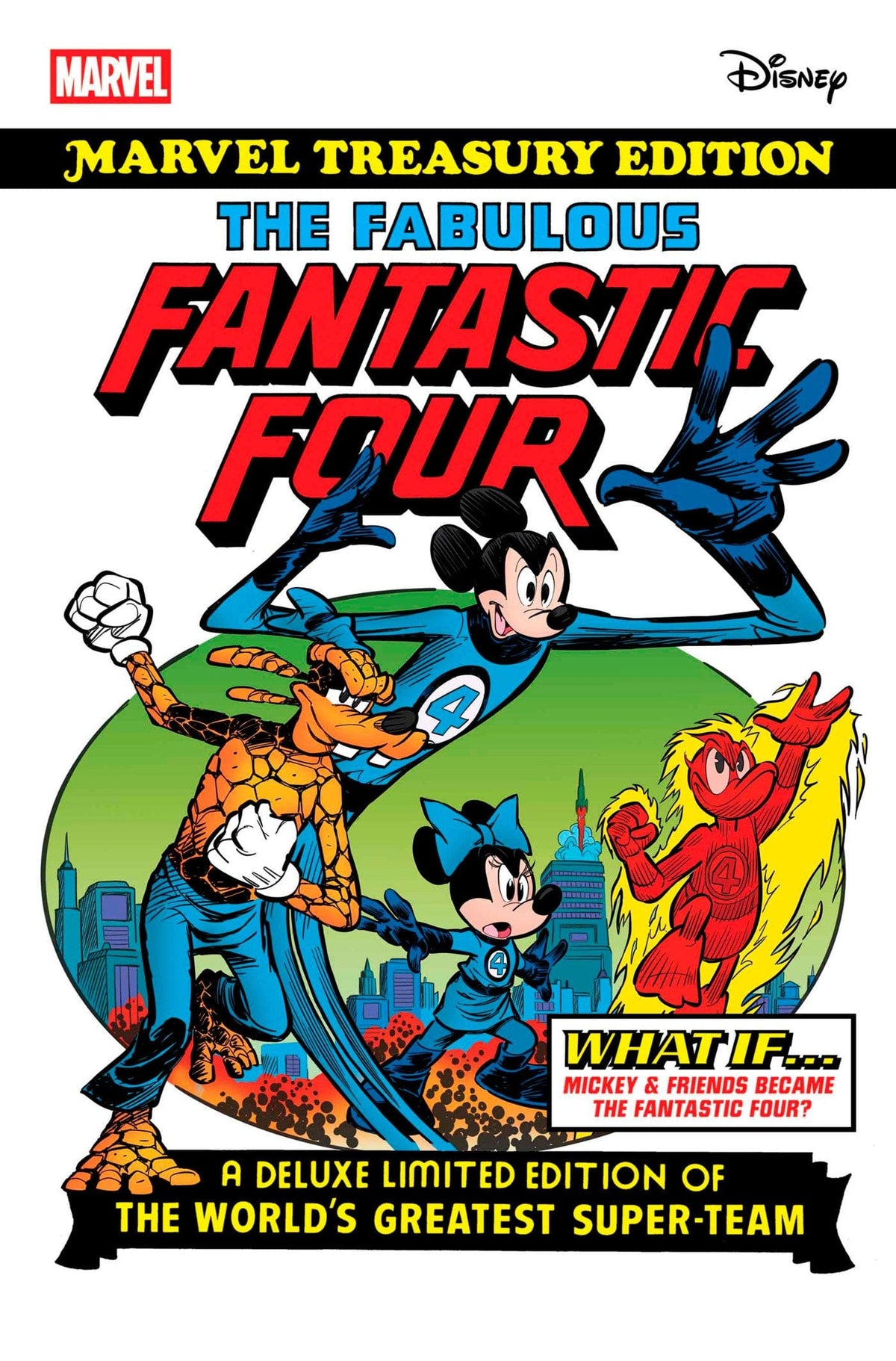 Marvel Comic Books FANTASTIC FOUR #2 ALESSANDRO PASTROVICCHIO DISNEY WHAT IF? FANTASTIC FOUR HOMAGE VARIANT 75960621122700221 PRH-75960621122700221
