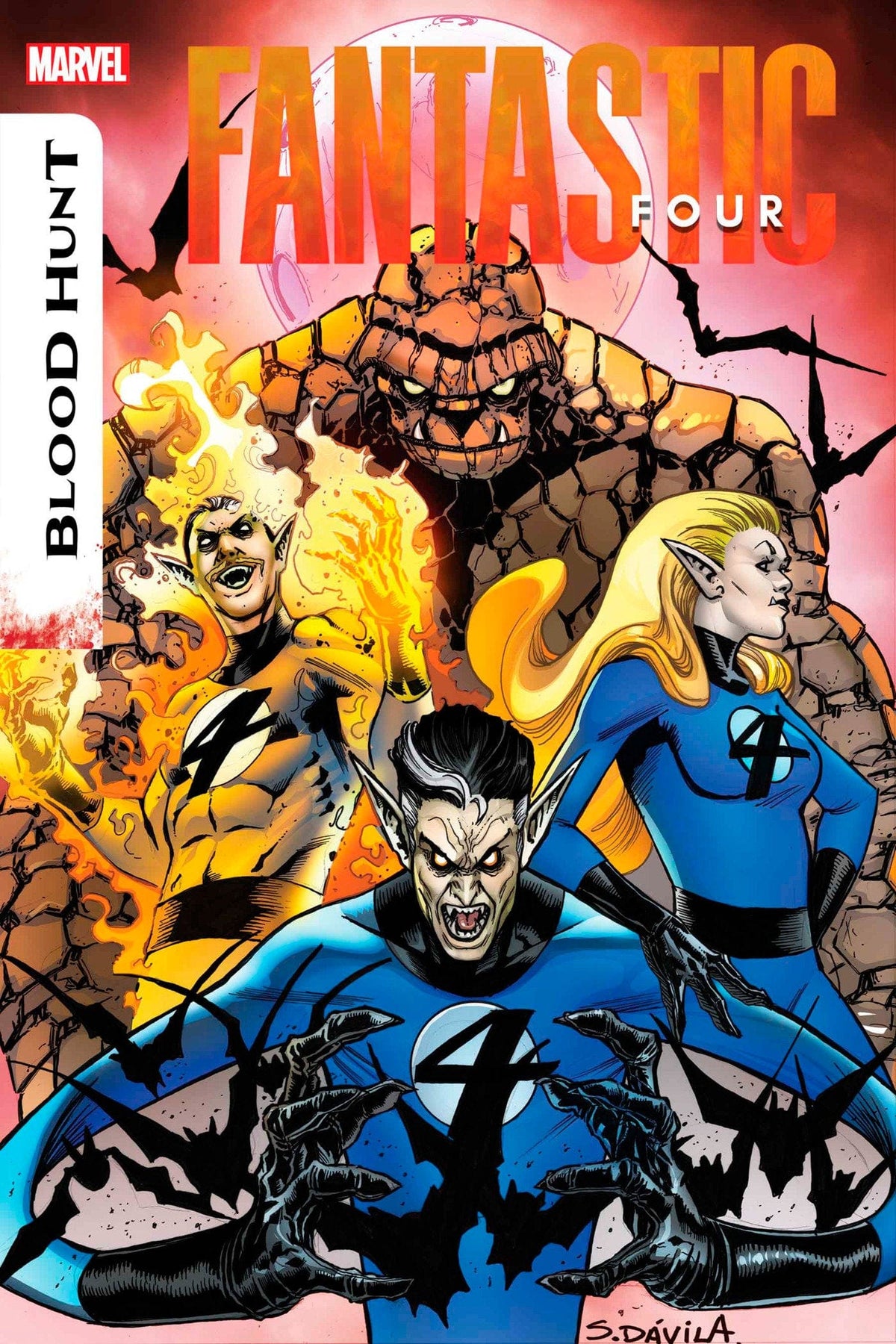 Marvel Comic Books FANTASTIC FOUR #22 SERGIO DAVILA VARIANT [BH, DPWX] 75960620289802231 PRH-75960620289802231