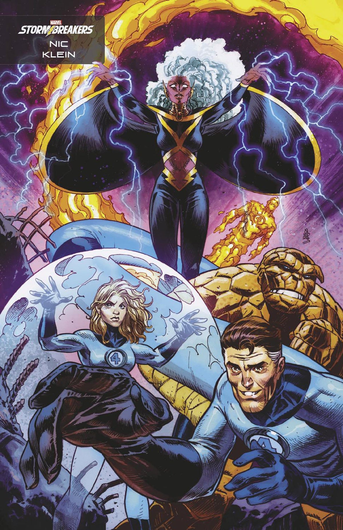 Marvel Comic Books FANTASTIC FOUR #26 NIC KLEIN STORMBREAKERS VARIANT 75960620289802631 PRH-75960620289802631