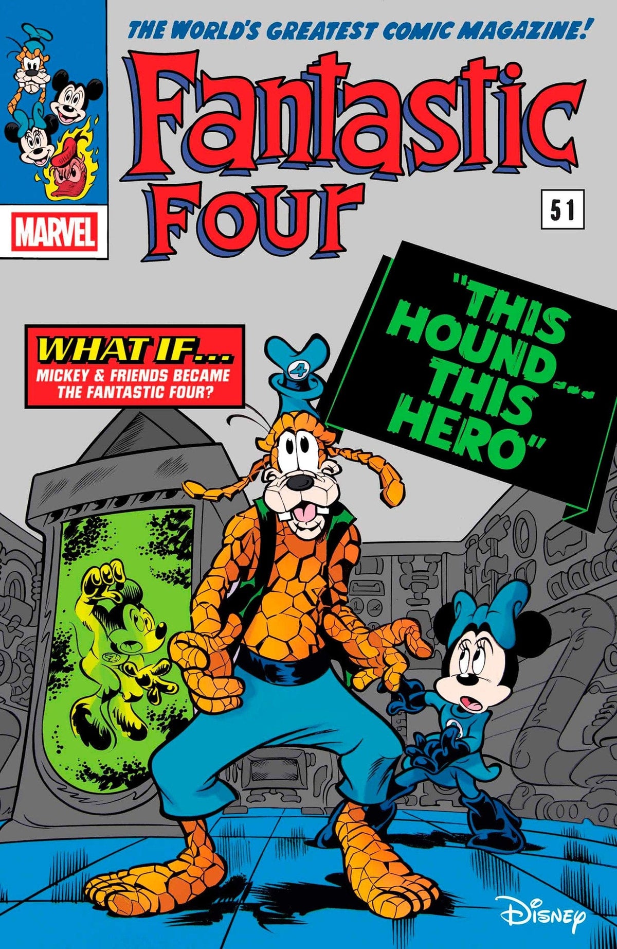 Marvel Comic Books FANTASTIC FOUR #29 PAOLO MOTTURA DISNEY WHAT IF? FANTASTIC FOUR HOMAGE VARIANT 75960620289802921 PRH-75960620289802921