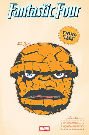 Marvel Comic Books FANTASTIC FOUR #3 RETRO HALLOWEEN MASK VARIANT 75960621122700361 PRH-75960621122700361