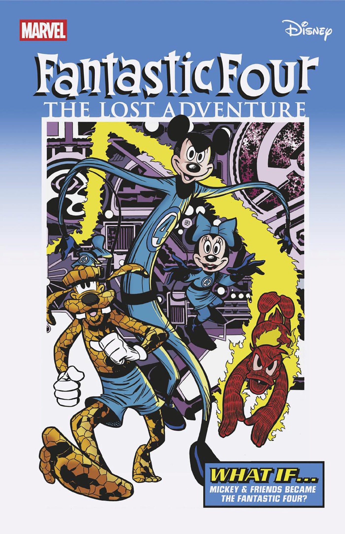 FANTASTIC FOUR #3 VITALE MANGIATORDI DISNEY WHAT IF? FANTASTIC FOUR HOMAGE VARIANT