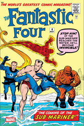 Marvel Comic Books FANTASTIC FOUR #4 FACSIMILE EDITION FOIL VARIANT 75960621069500421 PRH-75960621069500421