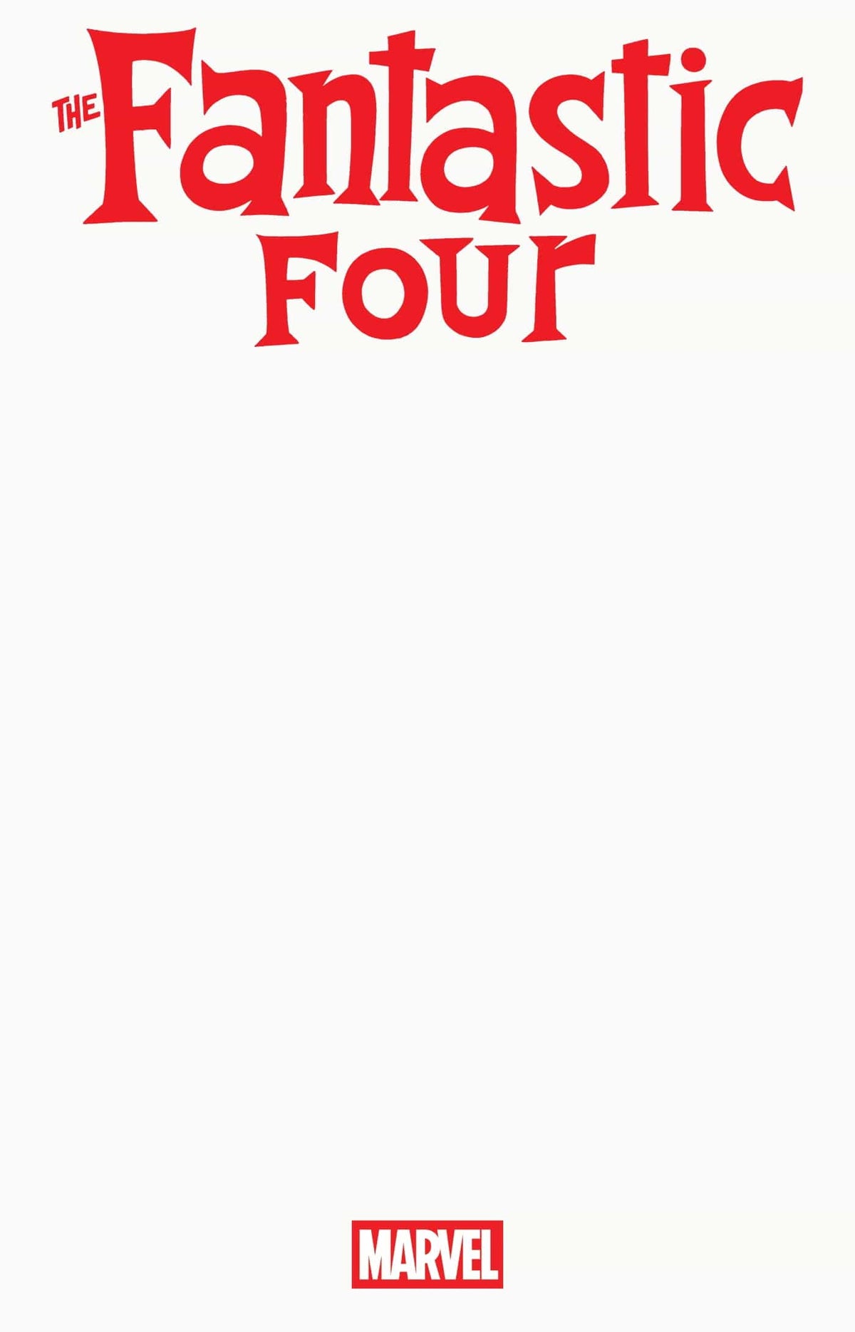 Marvel Comic Books FANTASTIC FOUR #5 FACSIMILE EDITION BLANK VARIANT 75960621070100521 PRH-75960621070100521