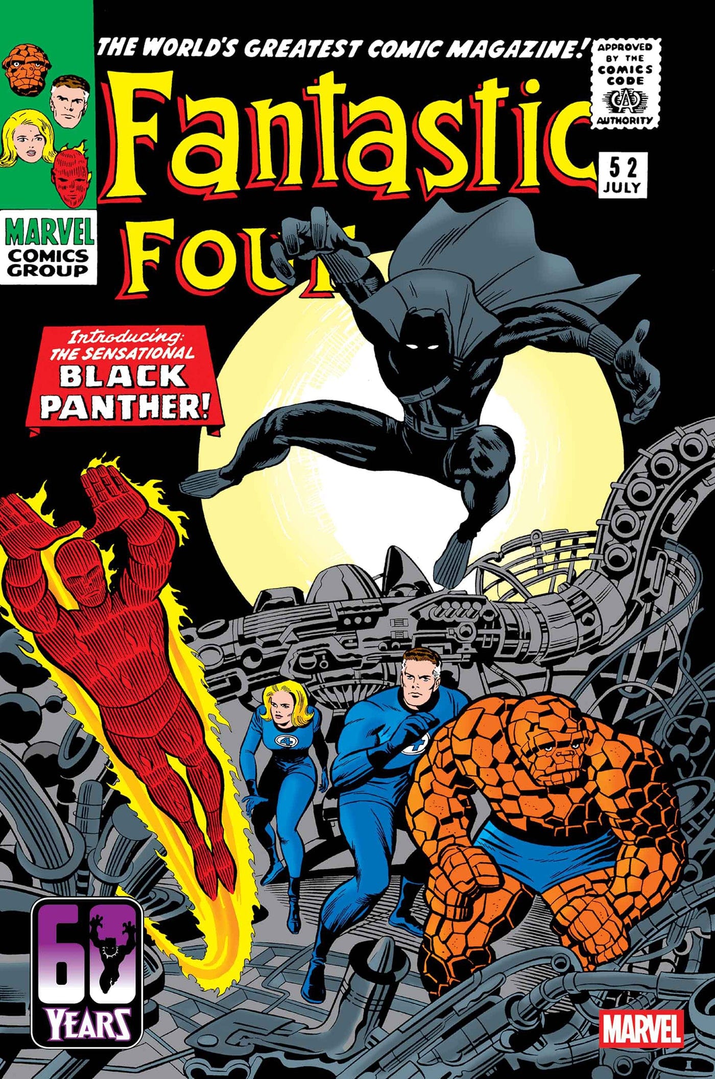 FANTASTIC FOUR #52 FACSIMILE EDITION FOIL VARIANT [NEW PRINTING]