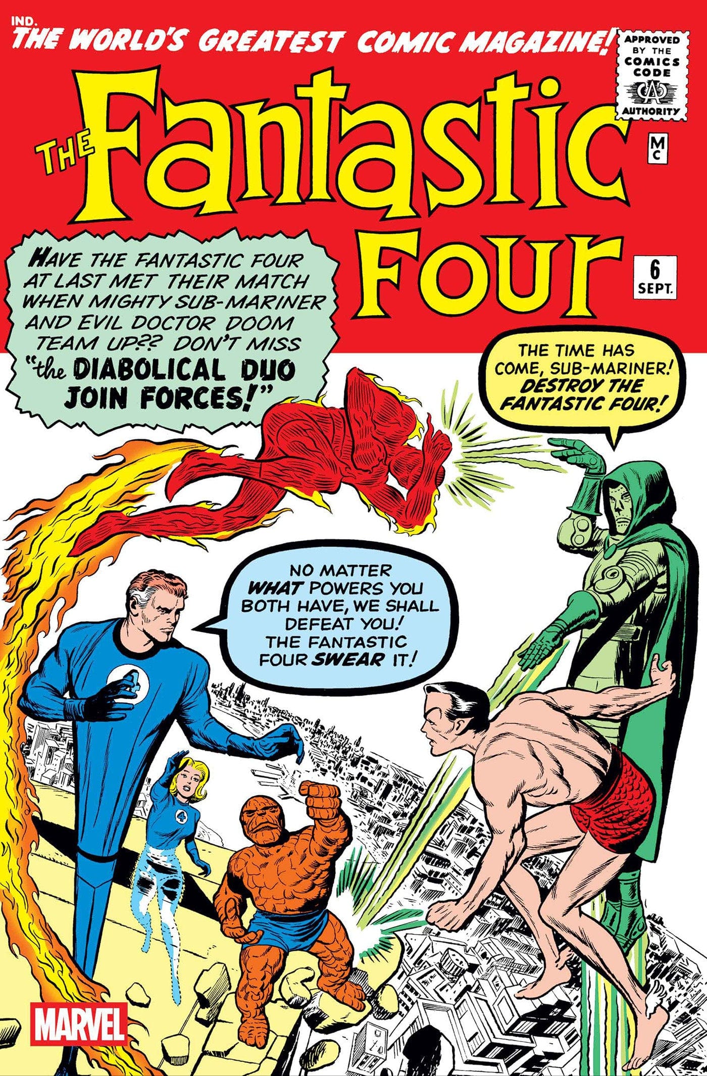 FANTASTIC FOUR #6 FACSIMILE EDITION