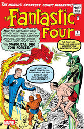 Marvel Comic Books FANTASTIC FOUR #6 FACSIMILE EDITION FOIL VARIANT 75960621071800621 PRH-75960621071800621