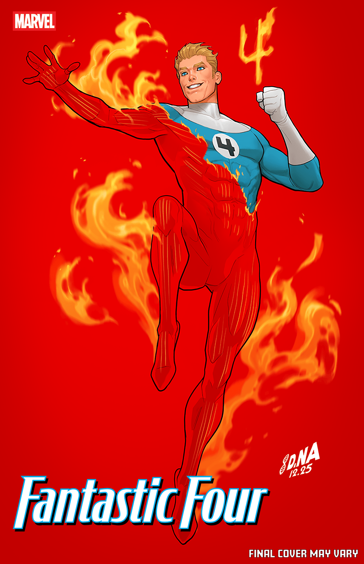 Marvel Comic Books FANTASTIC FOUR #8 DAVID NAKAYAMA COLOR BLOCK RED VARIANT 75960621122700831 PRH-75960621122700831