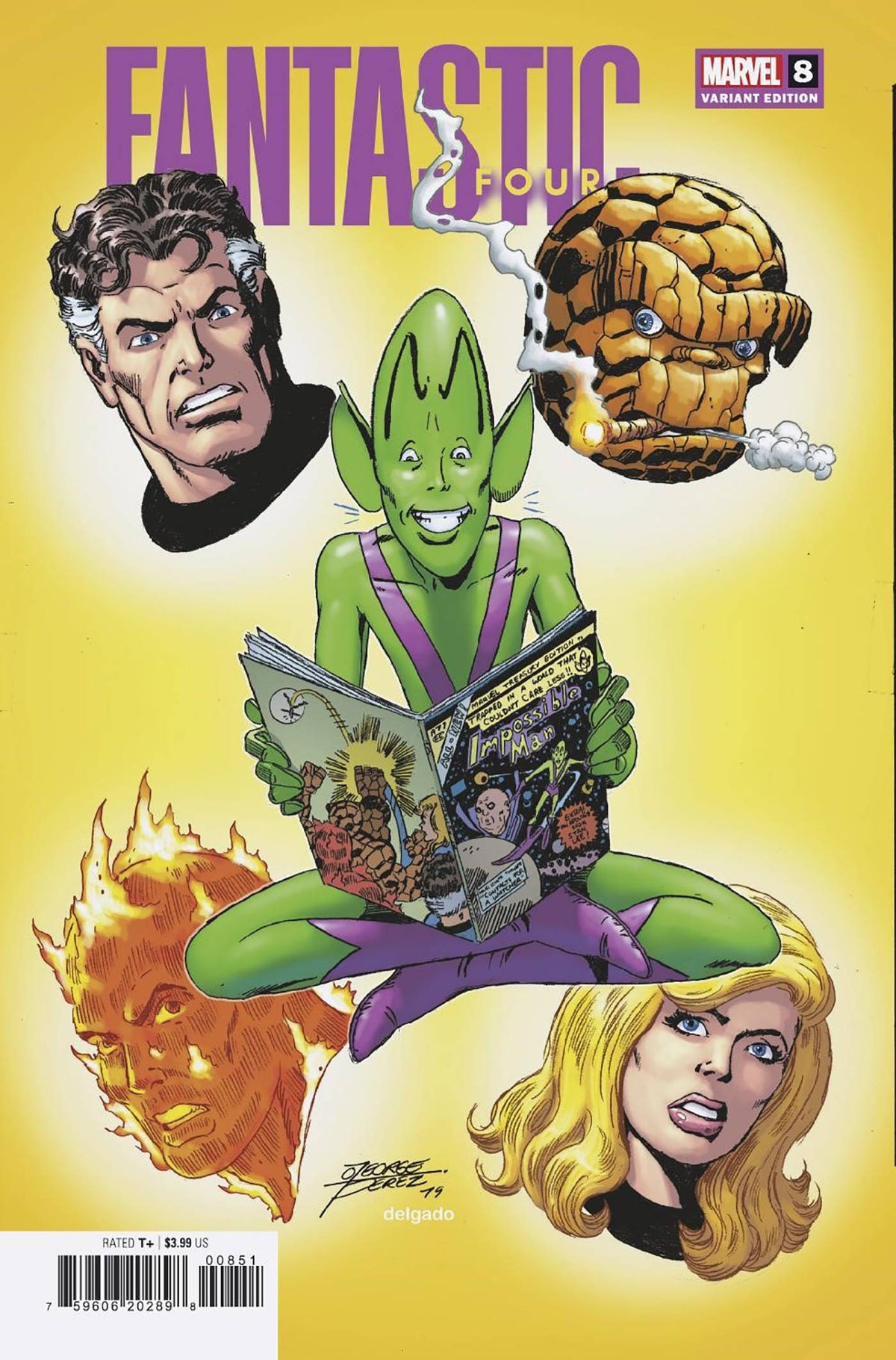 Marvel Comic Books FANTASTIC FOUR #8 GEORGE PEREZ VAR 75960620289800851 APR230835