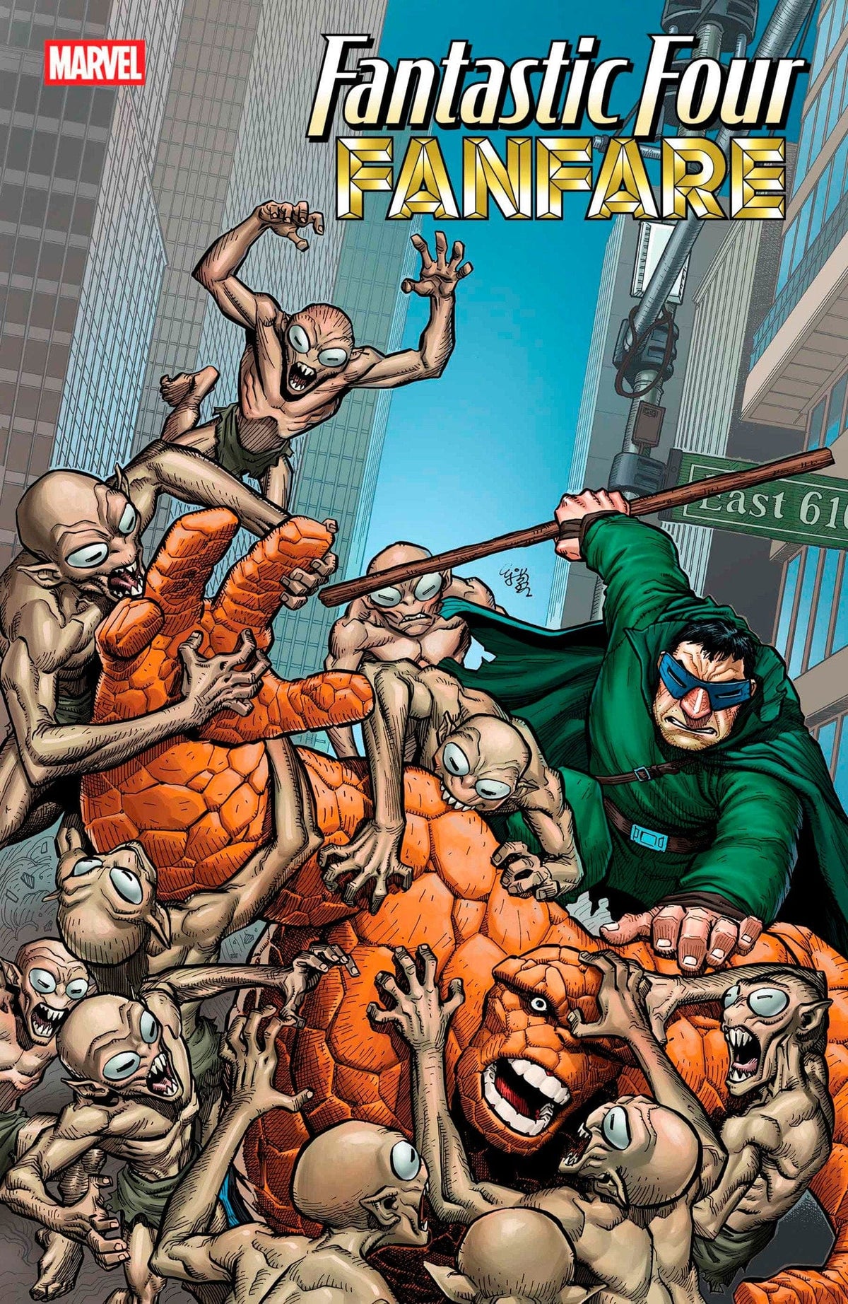 Marvel Comic Books FANTASTIC FOUR FANFARE #2 E.J. SU BRING ON THE BAD GUYS VARIANT 75960621126500231 PRH-75960621126500231