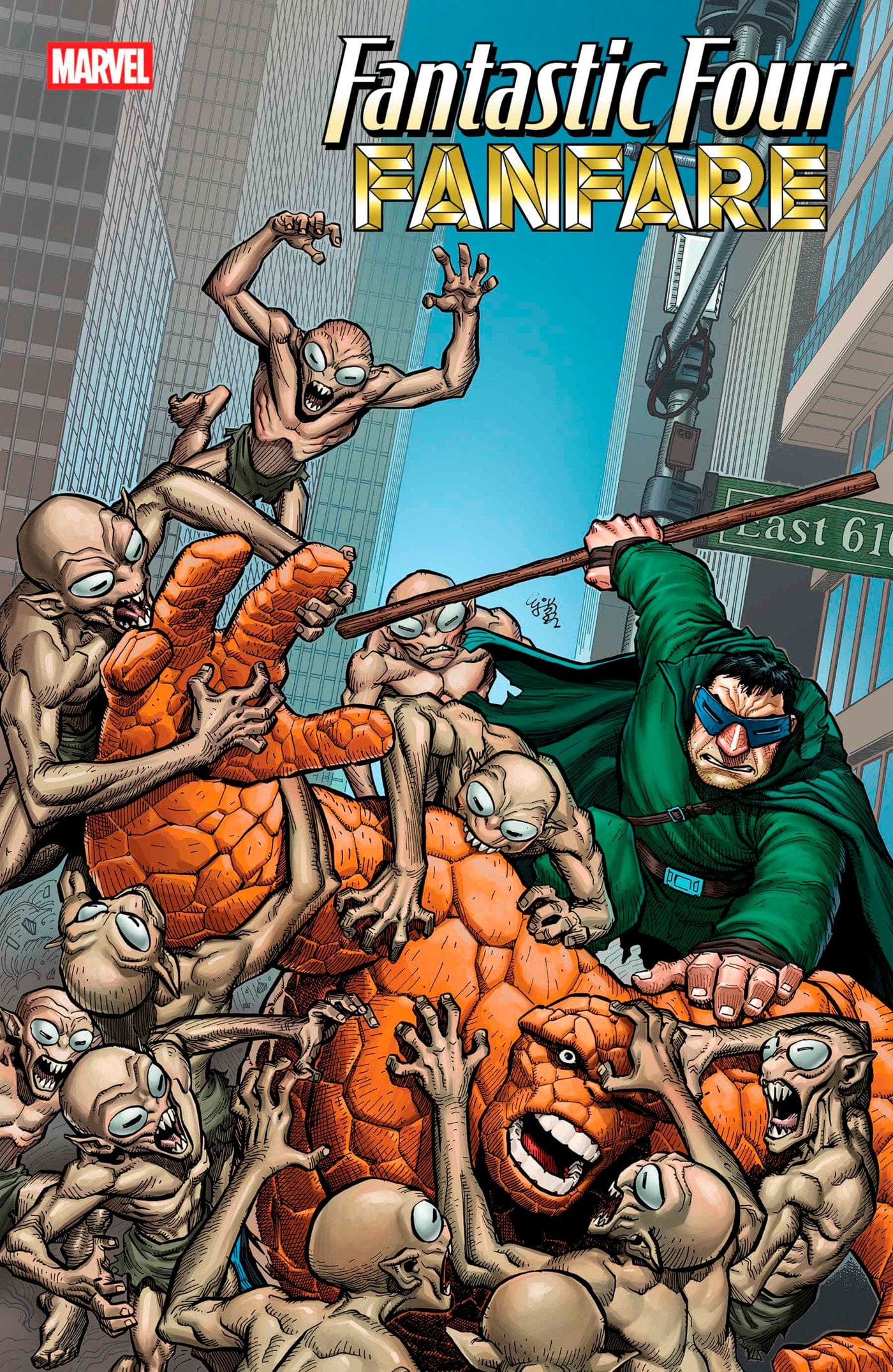 FANTASTIC FOUR FANFARE #2 E.J. SU BRING ON THE BAD GUYS VARIANT