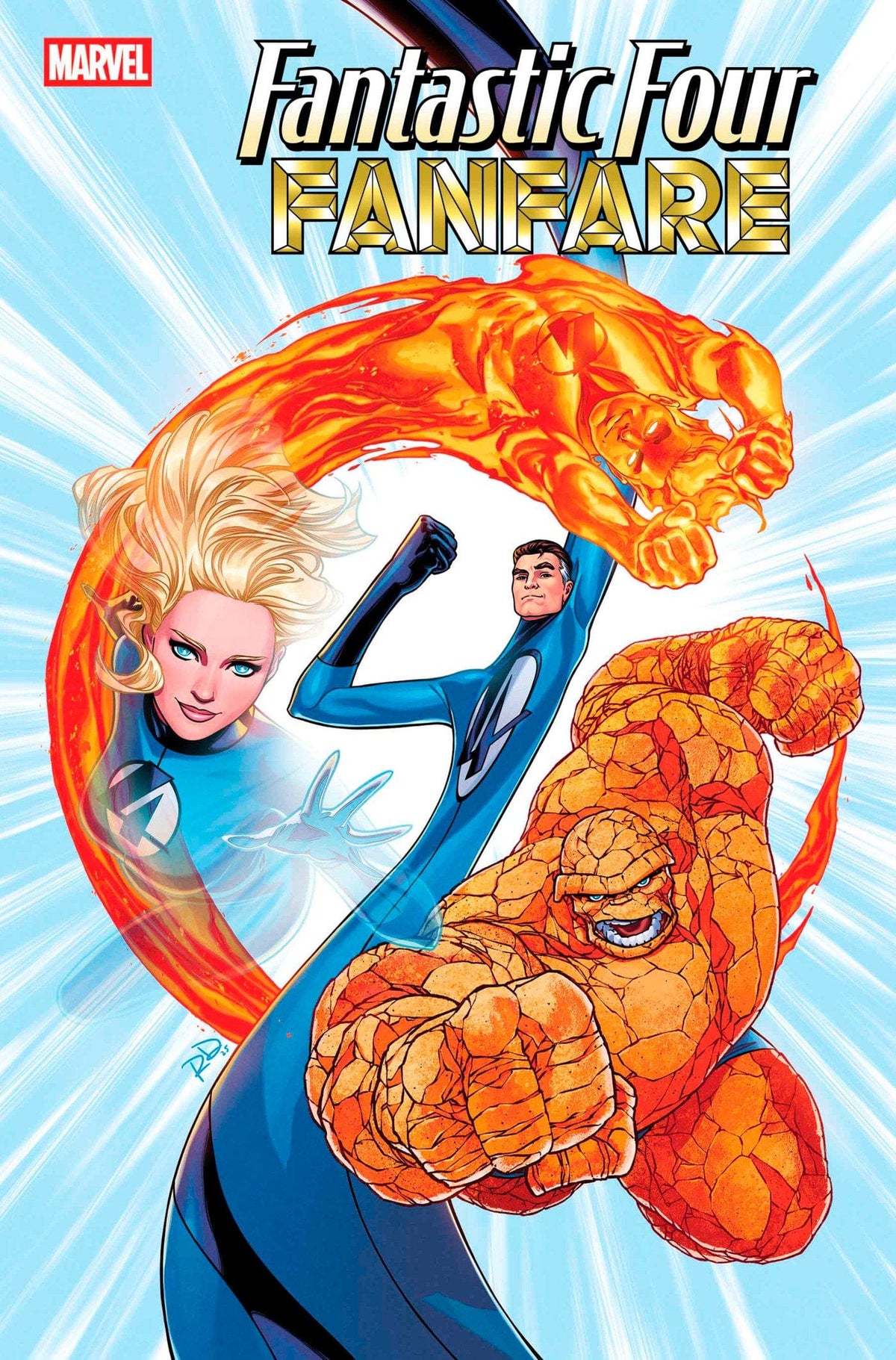 Marvel Comic Books FANTASTIC FOUR FANFARE #2 RUSSELL DAUTERMAN VARIANT 75960621126500241 PRH-75960621126500241