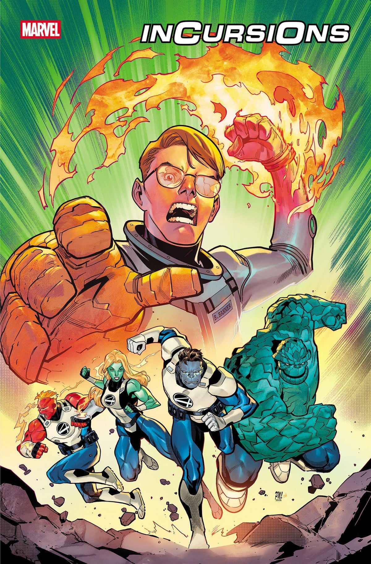 Marvel Comic Books FANTASTIC FOUR: INCURSIONS #1 COVER A BY PACO MEDINA (Release Date: 12/23/2026) 75960621768700111 PRH-75960621768700111