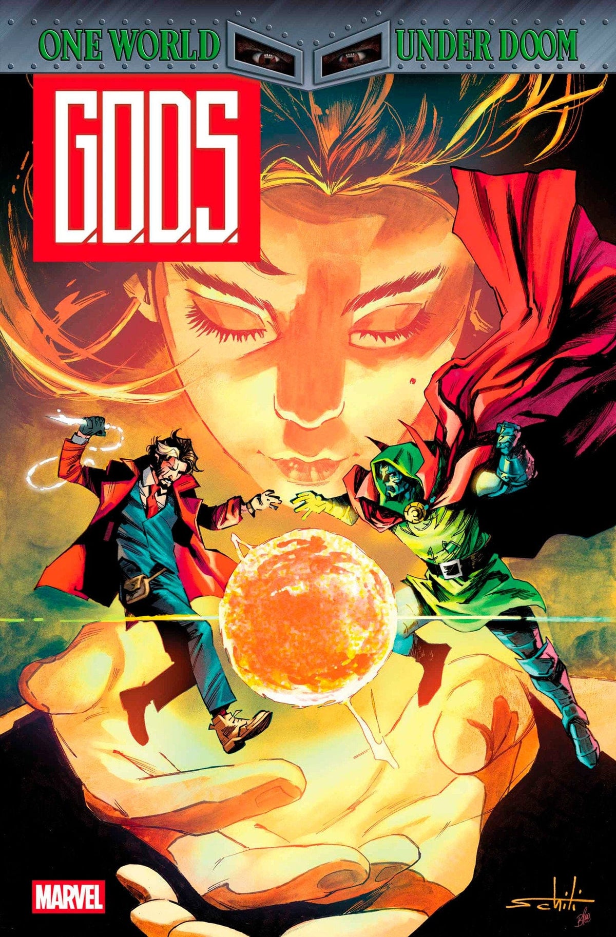 Marvel Comic Books G.O.D.S.: ONE WORLD UNDER DOOM #1 75960621290300111 PRH-75960621290300111