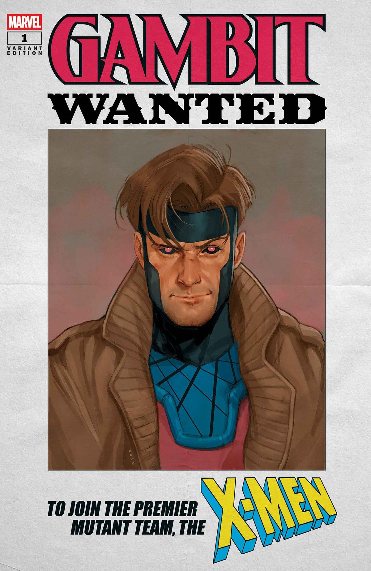 Marvel Comic Books GAMBIT: WANTED #1 PHIL NOTO WANTED VARIANT A 75960621622200151 PRH-75960621622200151