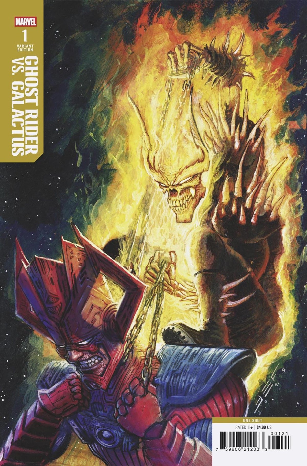 Marvel Comic Books GHOST RIDER VS. GALACTUS #1 JUAN FERREYRA VARIANT 75960621203300121 PRH-75960621203300121