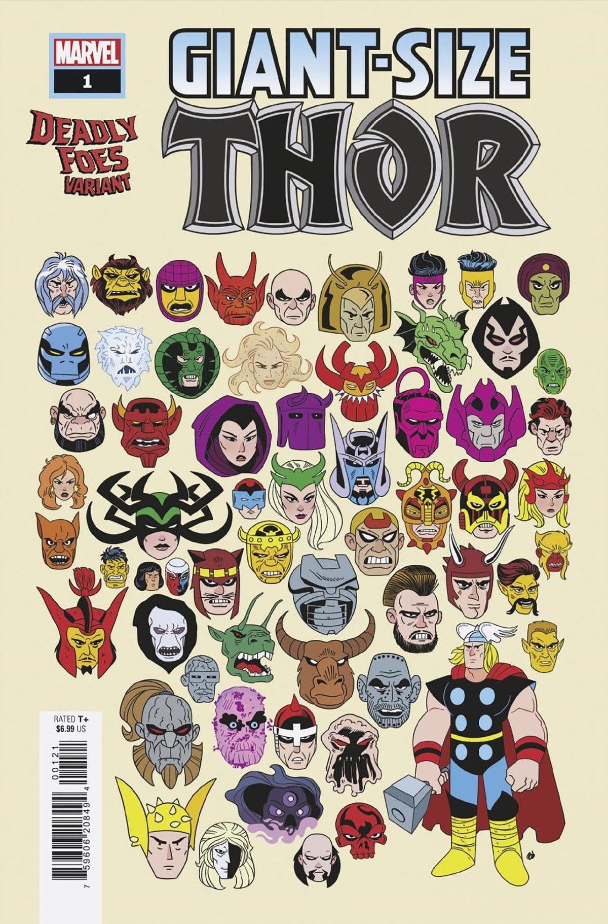 Marvel Comic Books GIANT-SIZE THOR #1 DAVE BARDIN DEADLY FOES VARIANT 75960620849400121 PRH-75960620849400121