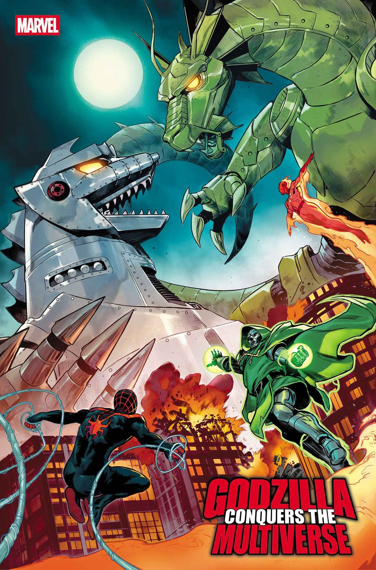 Marvel Comic Books GODZILLA CONQUERS THE MULTIVERSE #1 JUAN FRIGERI FOIL VARIANT 75960621495200121 PRH-75960621495200121