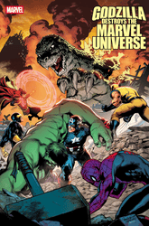 Marvel Comic Books GODZILLA DESTROYS THE MARVEL UNIVERSE #5 CARLO PAGULAYAN FAN FAVORITE VARIANT 75960621228600521 PRH-75960621228600521